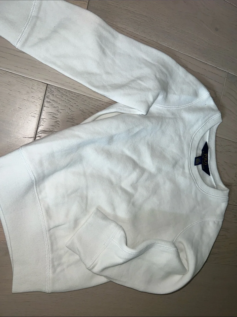 Polo Ralph Lauren white Crewneck Sweatshirt - kids Pullover